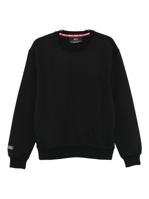 felpa uomo girocollo Alpha Industries | F25830703